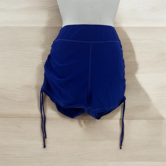 Royal Blue Swim Shorts with Ruching and Adjustable Side Strings Size: 1XL | NWOT - Picture 1 of 6